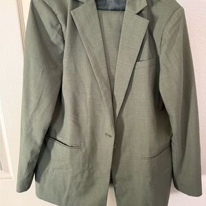 Kirundo Olive Green suit set